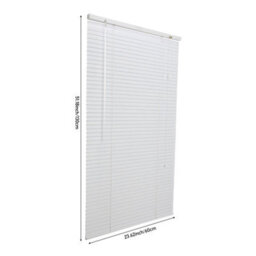 Garden Sanctuary Aluminium Horizontal White Coated Venetian Blind Shade 60Cm(W) X 130Cm(H) - thumbnail 7