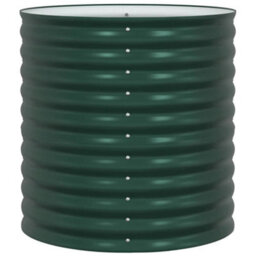 Berkfield Garden Raised Bed Green 80 X 80 X 81 Cm Steel - thumbnail 6