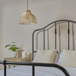 Valuelights Lobster Pot Cream Weave Basket Ceiling Lamp Shade - thumbnail 5