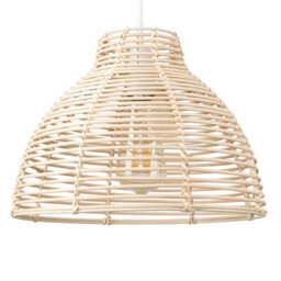 Valuelights Lobster Pot Cream Weave Basket Ceiling Lamp Shade
