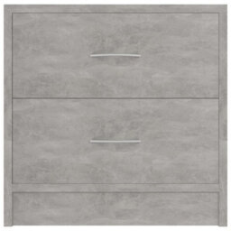 Vidaxl Bedside Cabinets 2 Pcs Concrete Grey 40X30X40 Cm Engineered Wood - thumbnail 5