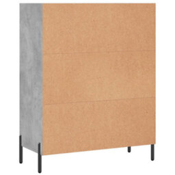 Berkfield Shelf Cabinet Concrete Grey 69.5X32.5X90 Cm Engineered Wood - thumbnail 6