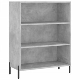 Berkfield Shelf Cabinet Concrete Grey 69.5X32.5X90 Cm Engineered Wood - thumbnail 2