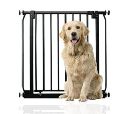Bettacare Elite Pressure Dog Gate Narrow, 65.5Cm - 74.5Cm, Matt Black, Narrow Pressure Fit Pet Gate For Dog And Puppy - thumbnail 1