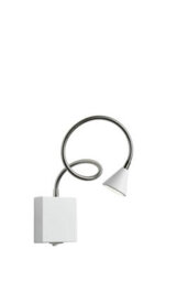 Lucide Buddy Modern Bedside Lamp - Led - 1X4W 4000K - White - thumbnail 5