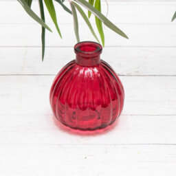 Annibells 4 Vintage Style Glass Bottles / Bud Vases (11060) - thumbnail 3
