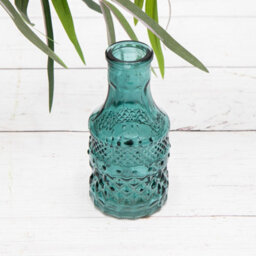Annibells 4 Vintage Style Glass Bottles / Bud Vases (11060) - thumbnail 5