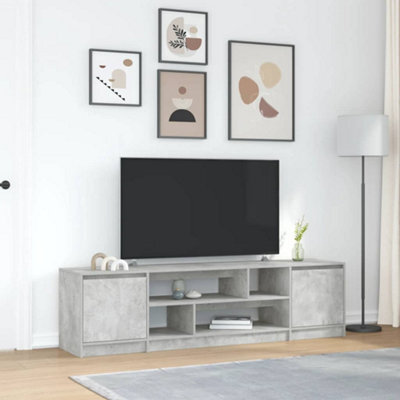 Berkfield Tv Cabinet Concrete Grey 188.5X41X50 Cm Engineered Wood - image 1