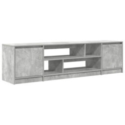 Berkfield Tv Cabinet Concrete Grey 188.5X41X50 Cm Engineered Wood - thumbnail 2