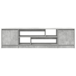 Berkfield Tv Cabinet Concrete Grey 188.5X41X50 Cm Engineered Wood - thumbnail 6