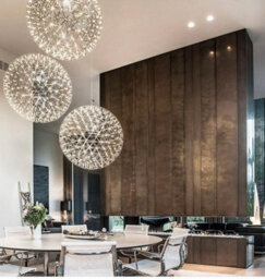 CGC Lighting Cgc Fawkes Natural White Chrome 80Cm Xxl Large Silver Starburst Led Pendant Light Chandelier - thumbnail 5
