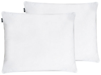 Wyld And Coco Duck Down Pillow Set 2 Pack 50 X 60 Cm - Medium-Soft Cotton-Cover Pillows - image 1