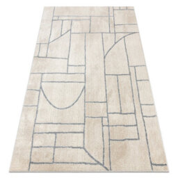 RugsX Carpet Fusion 0806 Cream Light Grey - Geometric, Modern, Abstract 160X220 Cm - thumbnail 4