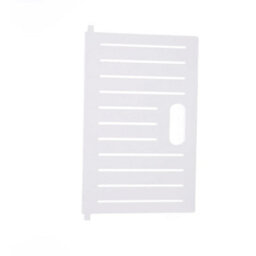 White Wooden Freestanding Toilet Roll Holder Bathroom Storage Cabinet - thumbnail 4