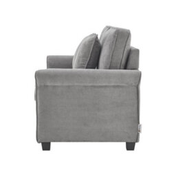 Bravich Ramy Sofa Bed Corduroy 2 Seater Fold Out Mattress - Grey - thumbnail 5