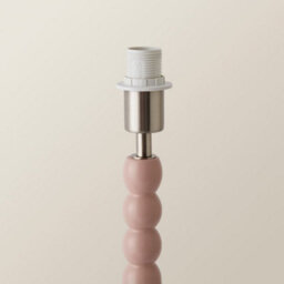 Valuelights Bobbles Rose Pink Bobbin Table Lamp Base - thumbnail 3
