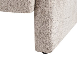 Beliani Armchair Hallsberg Boucle Taupe - thumbnail 6
