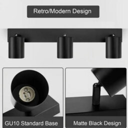 Ceiling Spotlight Adjustable Kitchen Bar Spot Light Led Gu10 Bulbs Lamp - thumbnail 6