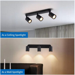 Ceiling Spotlight Adjustable Kitchen Bar Spot Light Led Gu10 Bulbs Lamp - thumbnail 8