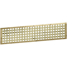 Premier Garden Supplies Urban Square Trellis Pack Of 3 W.6Ft (183Cm) X H.1.5Ft (45Cm) Wooden Framed Plant Support Lattice - thumbnail 6