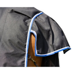 "Stormx Empra Extra Achable Neck Horse Turnout Rug Black (5 6"")" - thumbnail 2