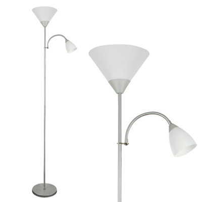 Valuelights Mozz Silver Mother And Child Floor Lamp - image 1