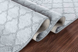 Ivy Washable Trellis Design Anti Slip Doormats Dark Grey 40X60 Cm - thumbnail 2