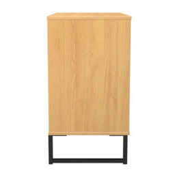 Tamworth 3 Drawer Chest Of Drawers In Modern Oak (Ready Assembled) - thumbnail 2