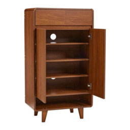 6 Tier Freestanding Wooden Shoe Shelf - thumbnail 3