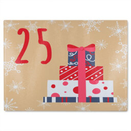 Benjamin Tate Design Advent Calendar 25 Days Of Christmas Dining Glass Chopping Boarddesigner Style