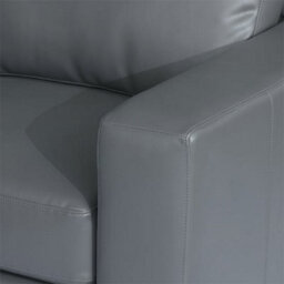 Furniture in Fashion Baltic Faux Leather Corner Sofa In Dark Grey - thumbnail 7
