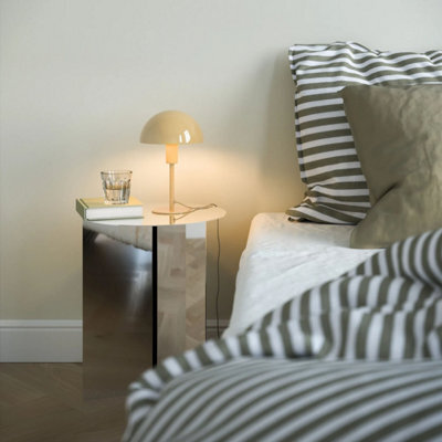 Nordlux Ellen Metal Table Lamp Dome Shade Yellow,mains - image 1