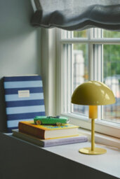 Nordlux Ellen Metal Table Lamp Dome Shade Yellow,mains - thumbnail 4