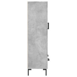 Berkfield Highboard Concrete Grey 69.5X31X115 Cm Engineered Wood - thumbnail 7