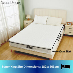 Sweet Dreams Electric Blanket Super King Bed Size Machine Washable Elasticated Skirt - Overheat Safety - thumbnail 9