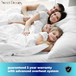 Sweet Dreams Electric Blanket Super King Bed Size Machine Washable Elasticated Skirt - Overheat Safety - thumbnail 6