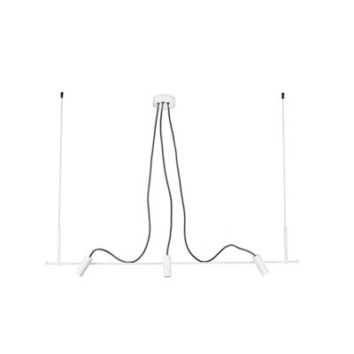 Luminosa Lighting Luminosa Clap Linear 3X6W Outdoor Pendant Ceiling Light White Ip65 3000K - image 1