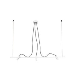 Luminosa Lighting Luminosa Clap Linear 3X6W Outdoor Pendant Ceiling Light White Ip65 3000K - thumbnail 1