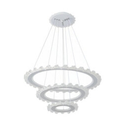 Living And Home Creative 3-Ring Chandelier Led Modern Chandelier Suitable For Living Room And Dining Room - thumbnail 5