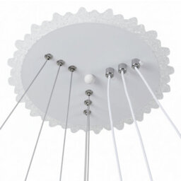 Living And Home Creative 3-Ring Chandelier Led Modern Chandelier Suitable For Living Room And Dining Room - thumbnail 6