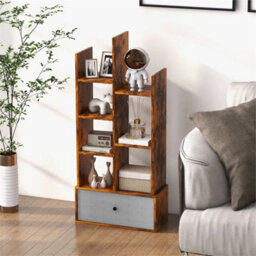 Open Storage Wood Bookcase Organizer - thumbnail 3