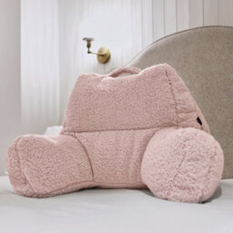 Icon Cuddle Cushion, Berber, Set Of 2 - Frozen Light Pink - thumbnail 3