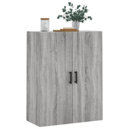 Berkfield Wall Mounted Cabinet Grey Sonoma 69.5X34X90 Cm - thumbnail 4
