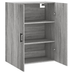 Berkfield Wall Mounted Cabinet Grey Sonoma 69.5X34X90 Cm - thumbnail 6
