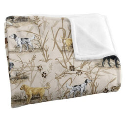 Jq Licensing Hunting Breeds Silky Dogs Supersoft Blanket Multicoloured (152Cm X 127Cm) - thumbnail 3