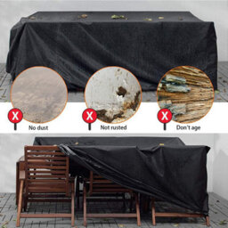 Garden Furniture Cover, Rectangular Table Protective Waterproof And Uv-Resistant Tarpaulin, 220 120 75Cm - thumbnail 5
