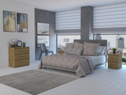 M3 Malwa Chest Of Drawers Artisan Oak - thumbnail 4