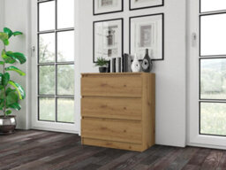M3 Malwa Chest Of Drawers Artisan Oak - thumbnail 2