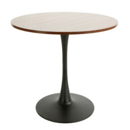 Urbn-Living Urbnliving 80Cm Round Oak Wooden Dining Dinner Side Table Kitchen Modern Living Room Furniture - thumbnail 3