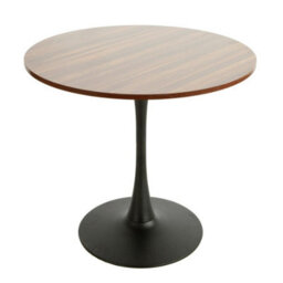 Urbn-Living Urbnliving 80Cm Round Oak Wooden Dining Dinner Side Table Kitchen Modern Living Room Furniture - thumbnail 2